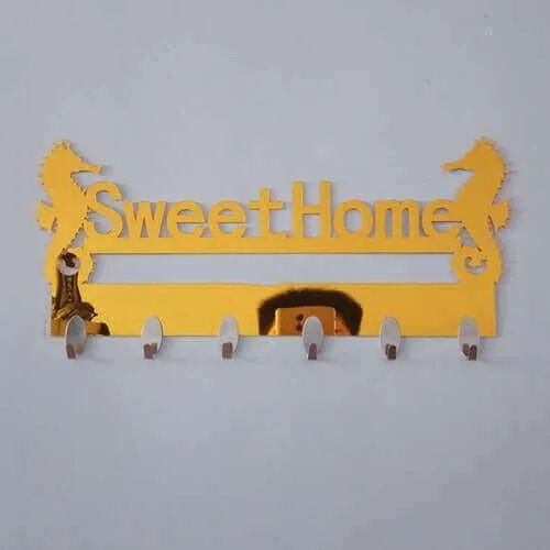 1 Set 6PC Hook Wall Stickers Decorative Home