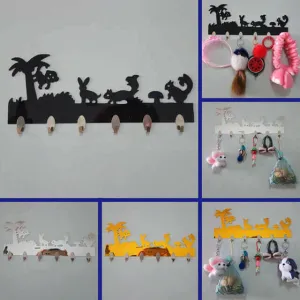1 Set 6PC Hook Wall Stickers Decorative Home