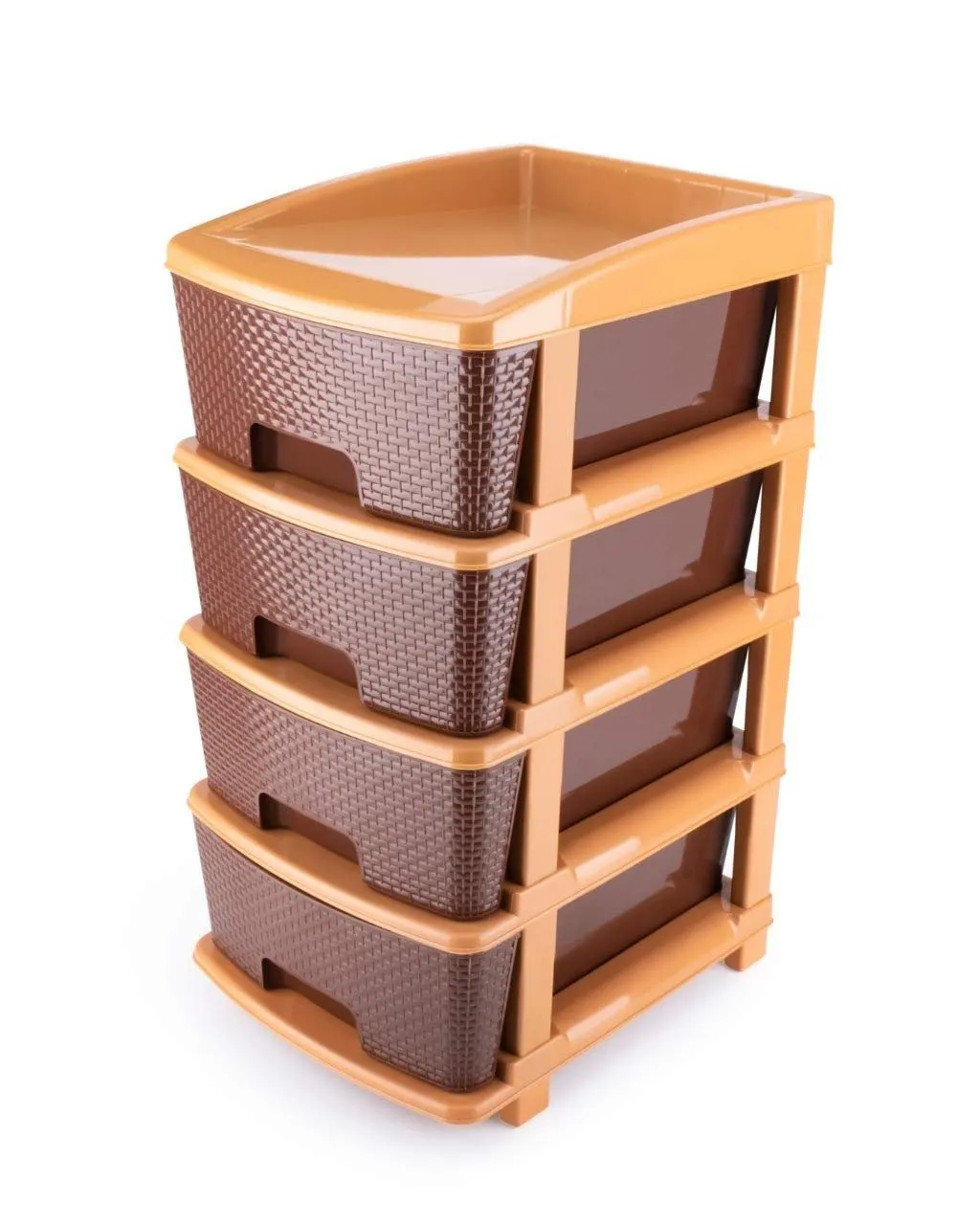 1182 Plastic Modular Drawer 4 Tier Organisers
