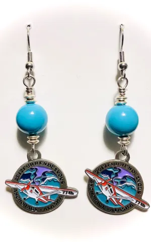 2012 Charm Wire Wrapped Earrings