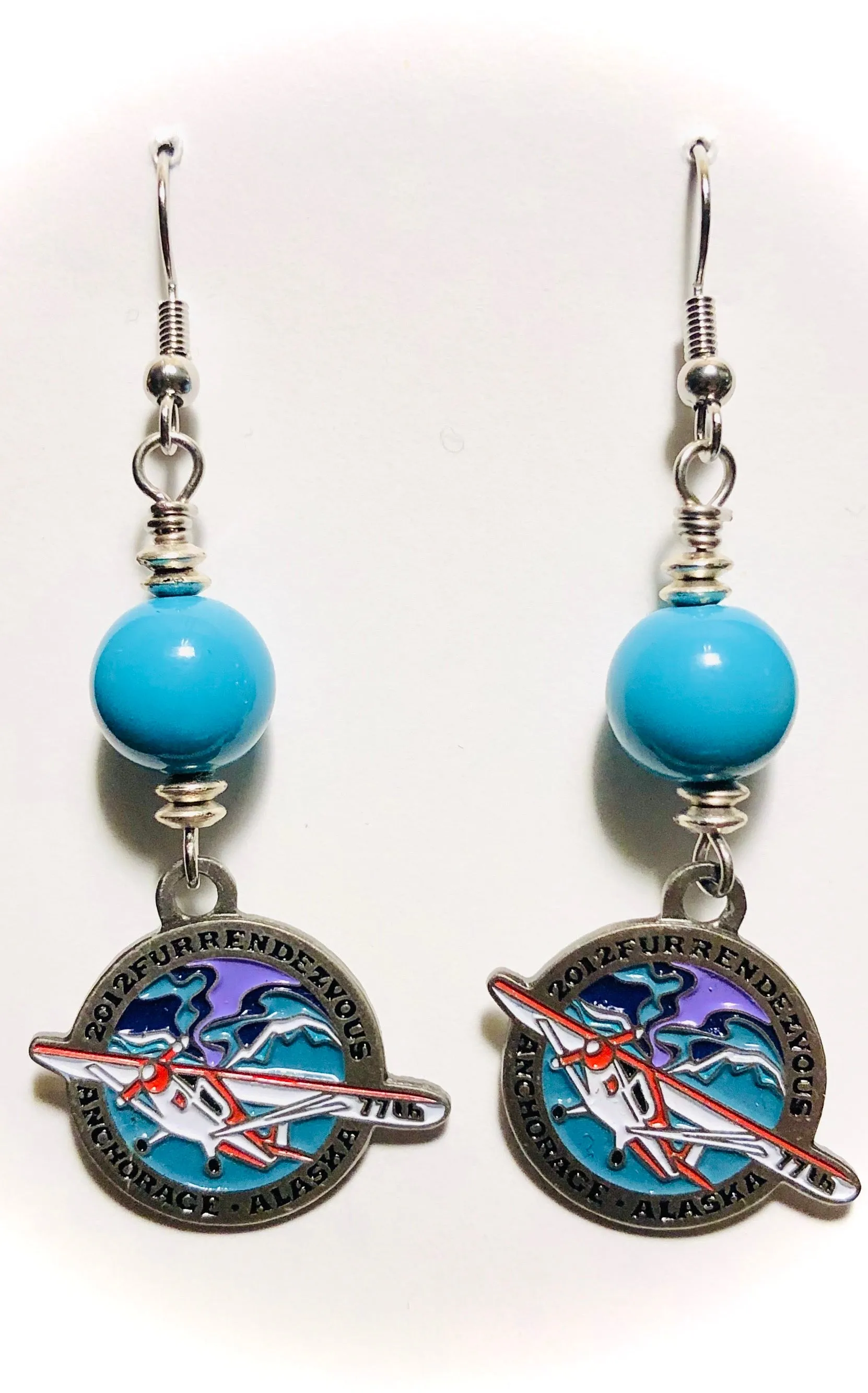 2012 Charm Wire Wrapped Earrings