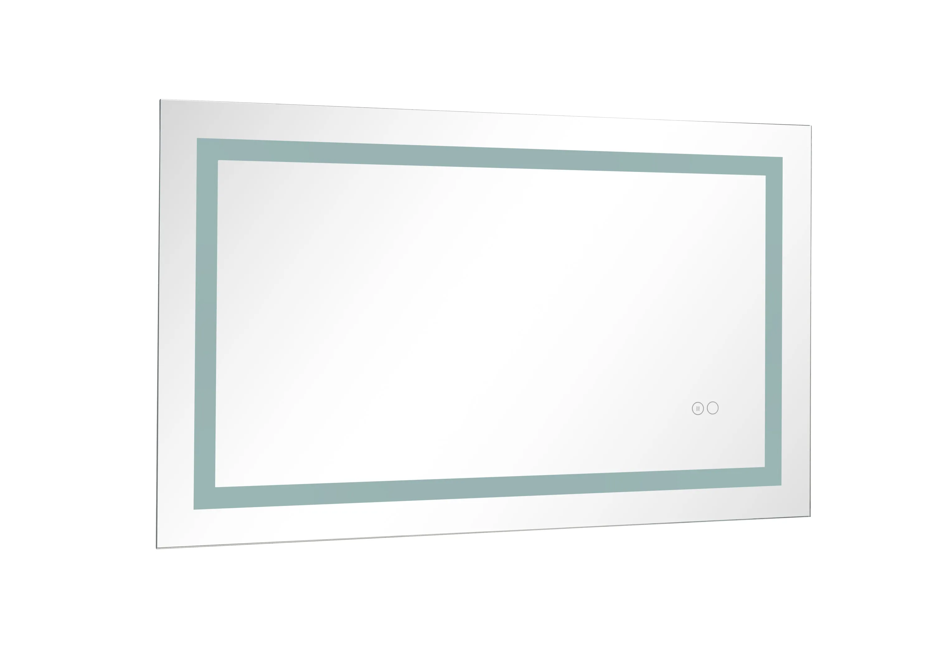 36*24 LED Lighted Bathroom Wall Mounted Mirror with High Lumen Anti-Fog Separately Control Dimmer Function