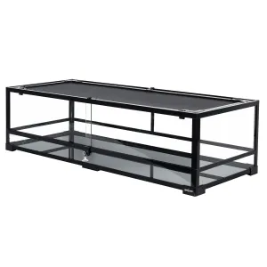 48 gallons 48″*18″*13″ long reptile terrarium with front safe glass sliding doors RK0221