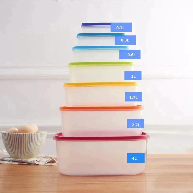 7pcs Rainbow Colour Boxes