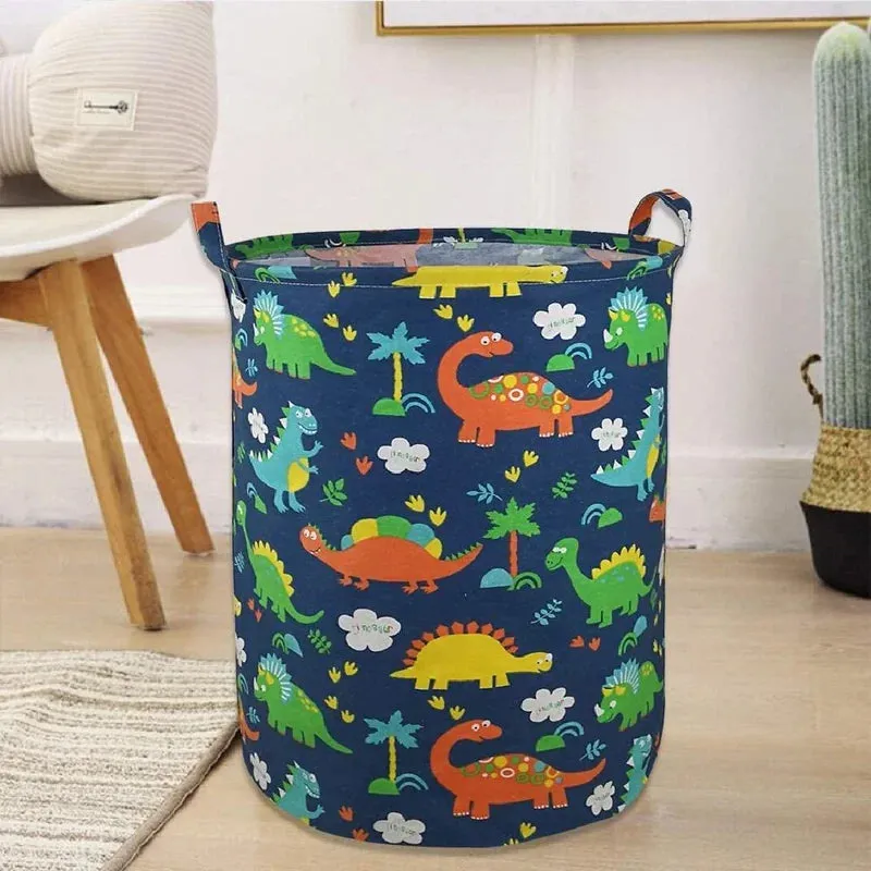 Animal Canvas Storage Baskets