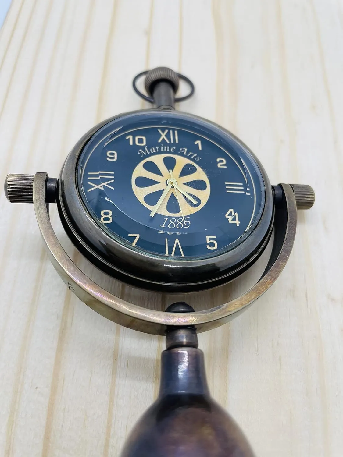 Antique Brass Desk and Table Clock Antique Clock for Home and Office Table Decor Clock