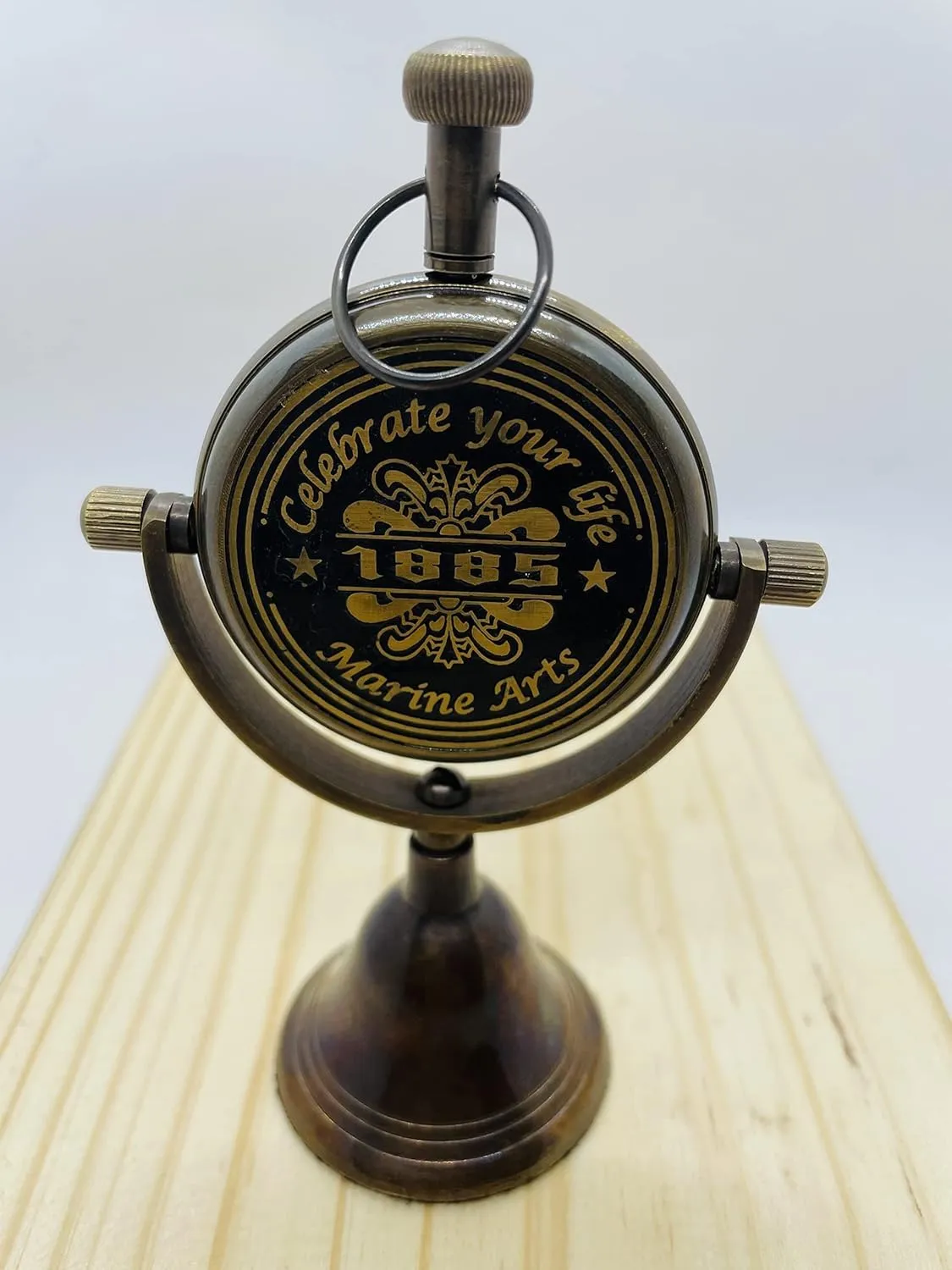 Antique Brass Desk and Table Clock Antique Clock for Home and Office Table Decor Clock