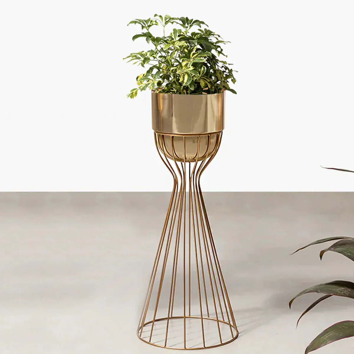 Artful Foliage Planters - Big - Gold