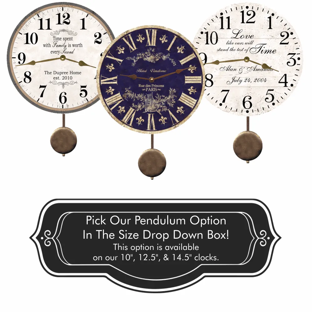 As For Me And My House Clock- Sunflower Wall Clock