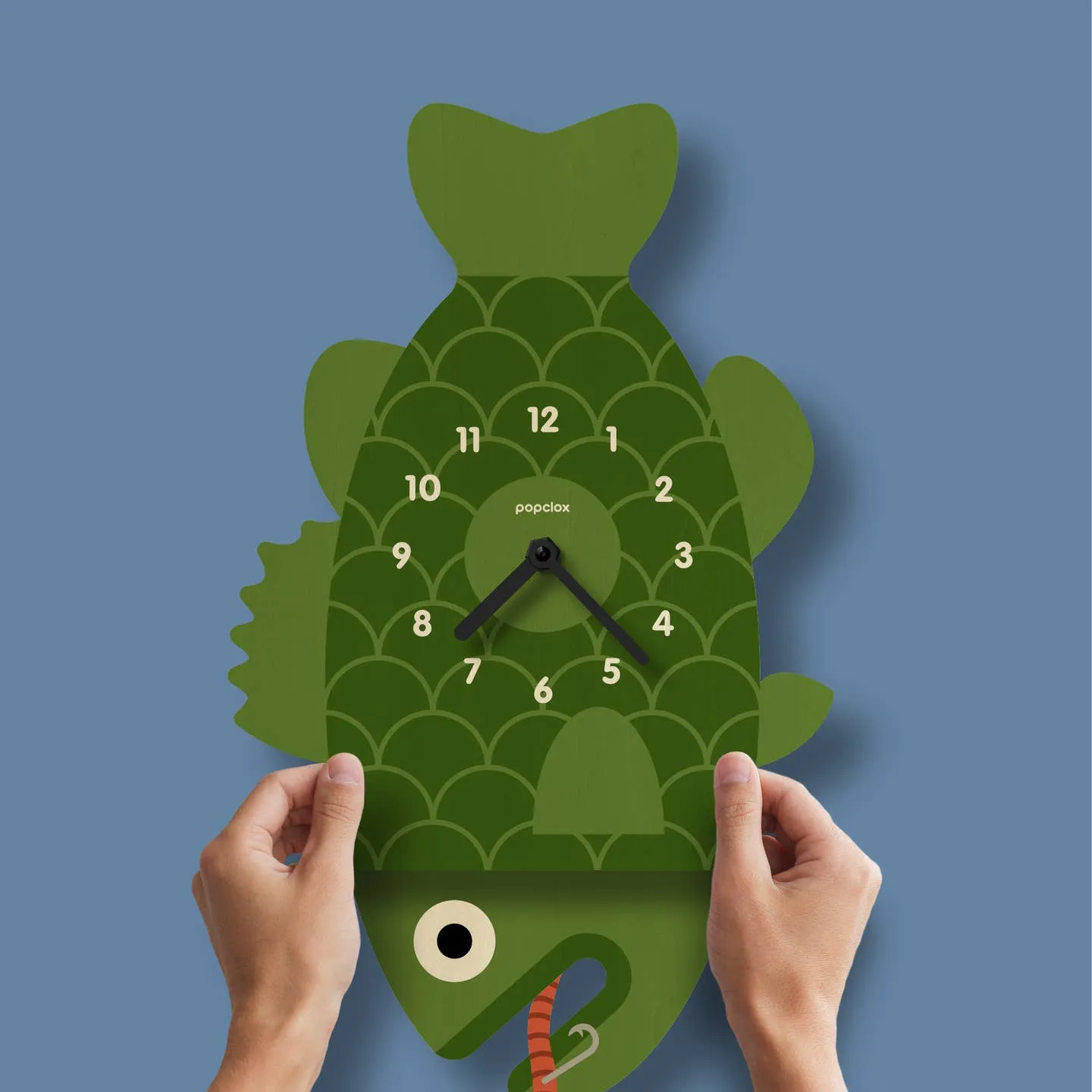 Bass Wooden Pendulum Clock by Popclox