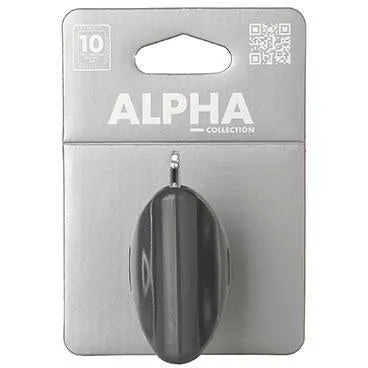 Bathroom Hook Alpha Grey