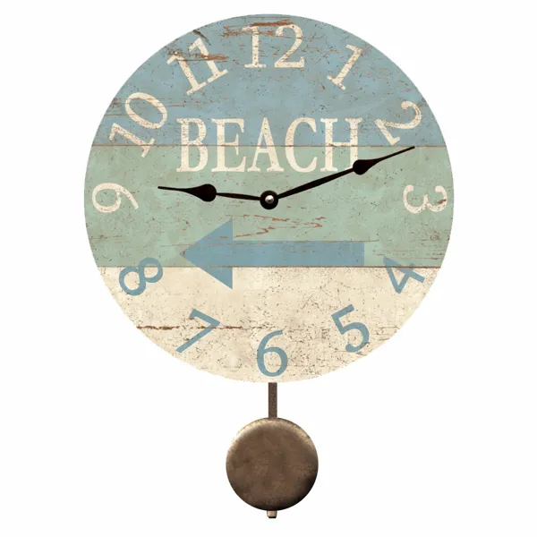 Beach Arrow Clock- Beach House Clock