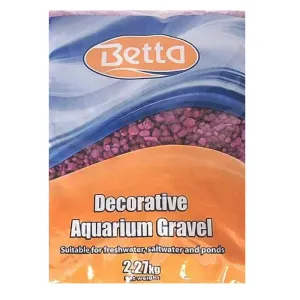 Betta 2.27kg Aquarium Gravel Neon Purple