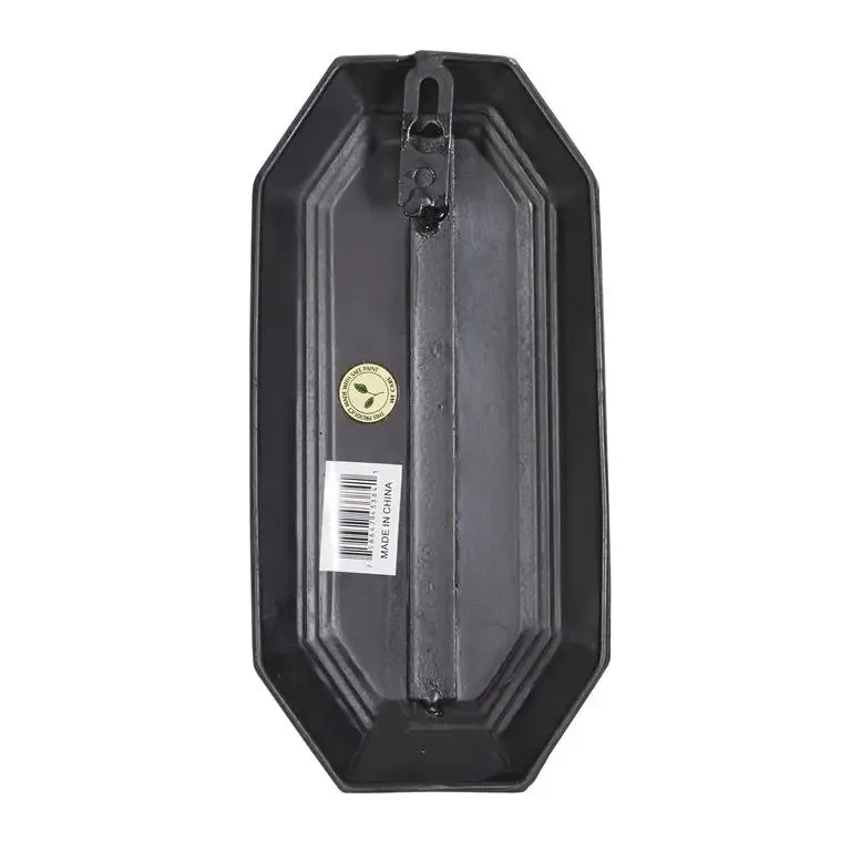 Black Metal Industrial Wall Sconce
