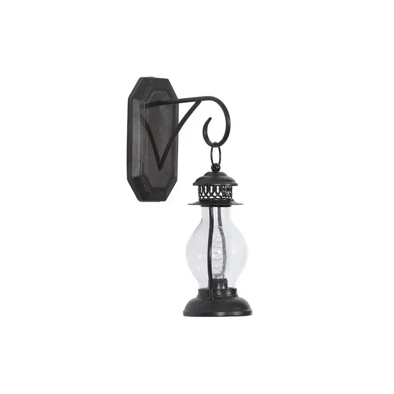 Black Metal Industrial Wall Sconce