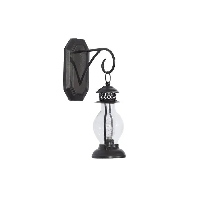 Black Metal Industrial Wall Sconce