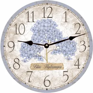 Blue Hydrangea Flower Clock