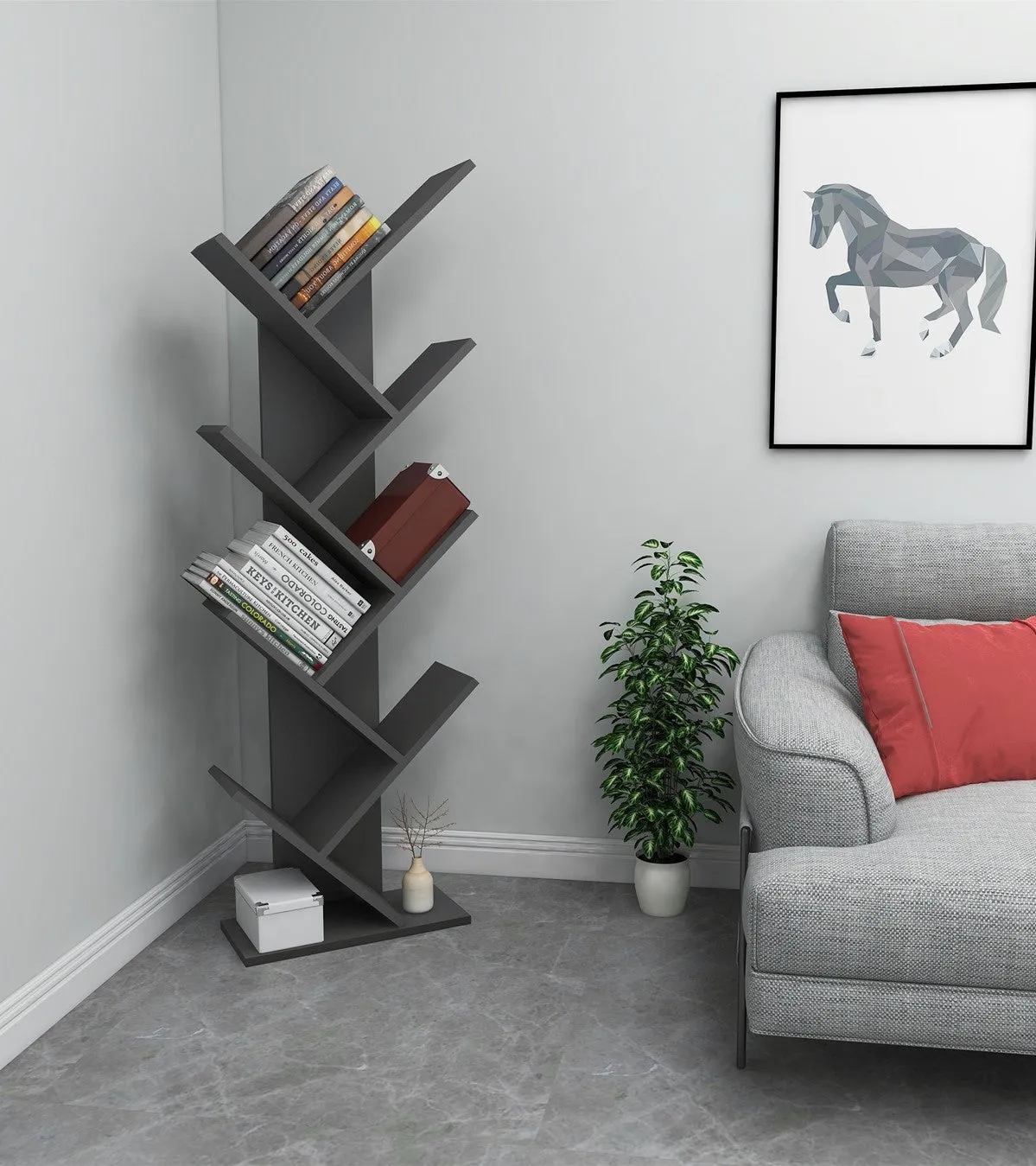 Bookshelf Hitit - Anthracite