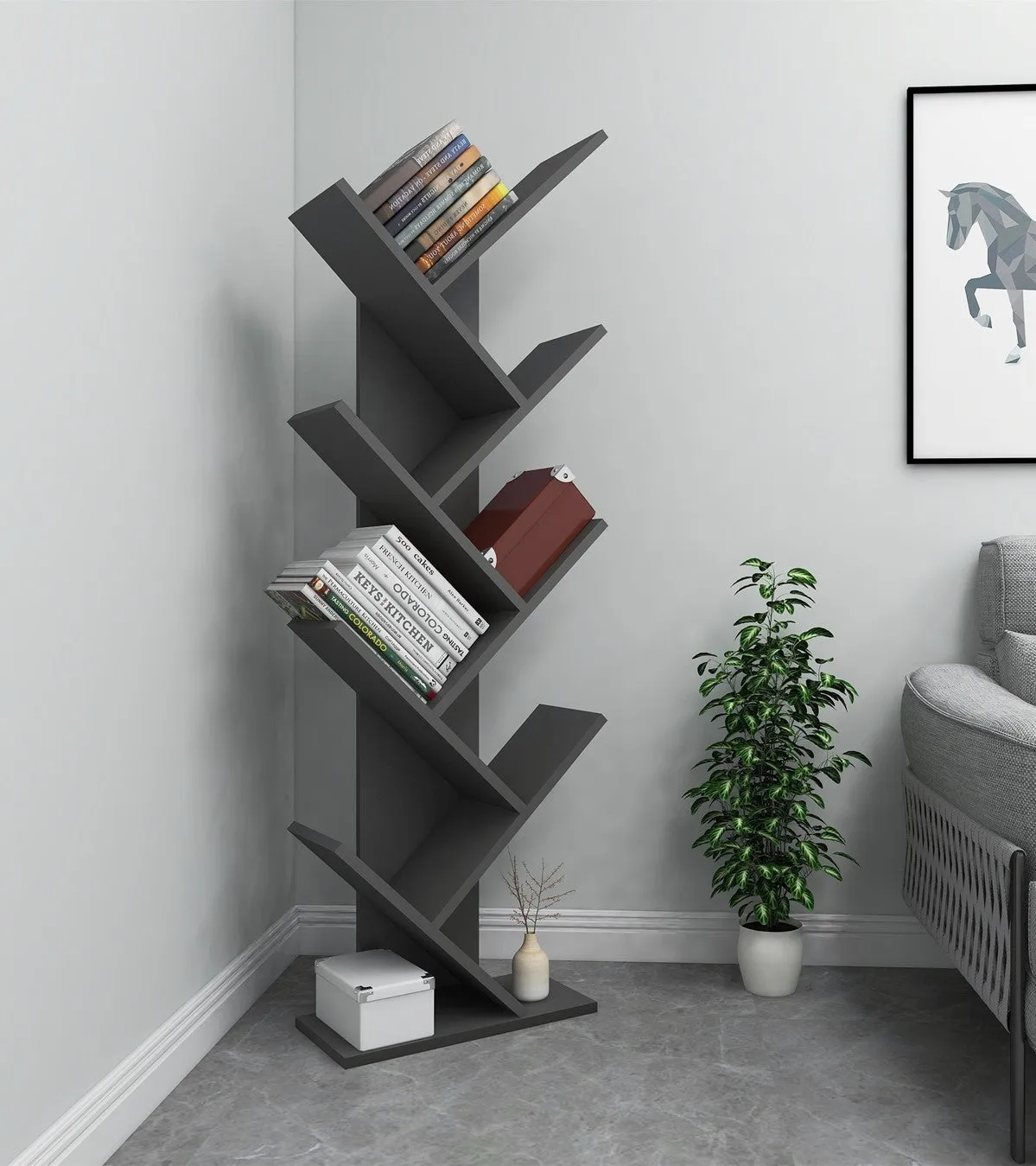 Bookshelf Hitit - Anthracite