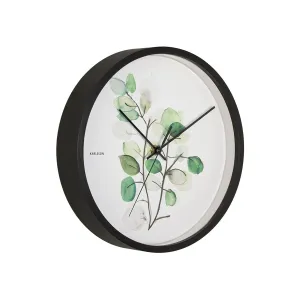 Botanical Eucalyptus Wall Clock (26cm)