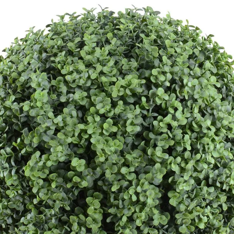 Boxwood Ball in Column Planter