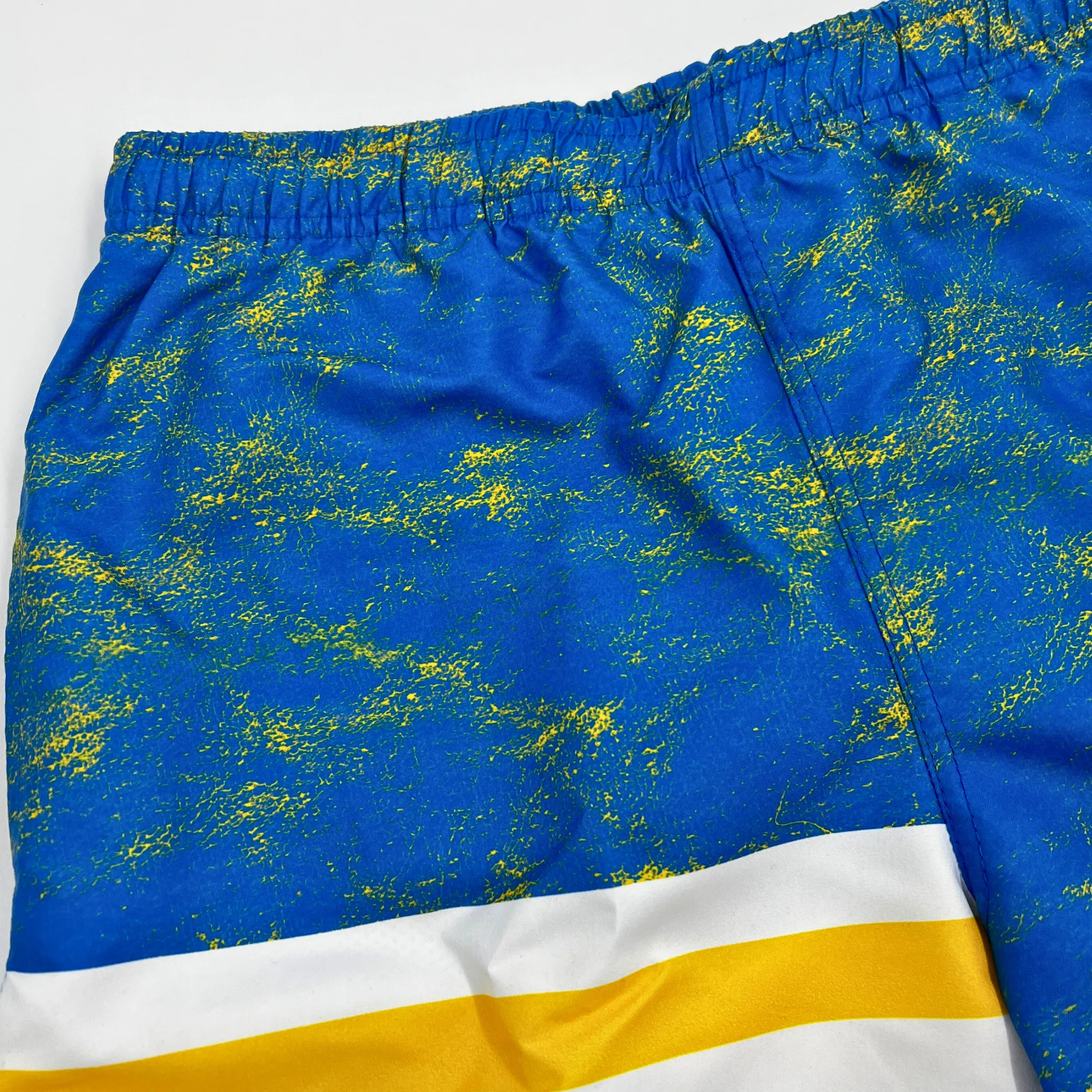 Buffalo Sabres Royal & Gold With Primary Logo Swim Trunks