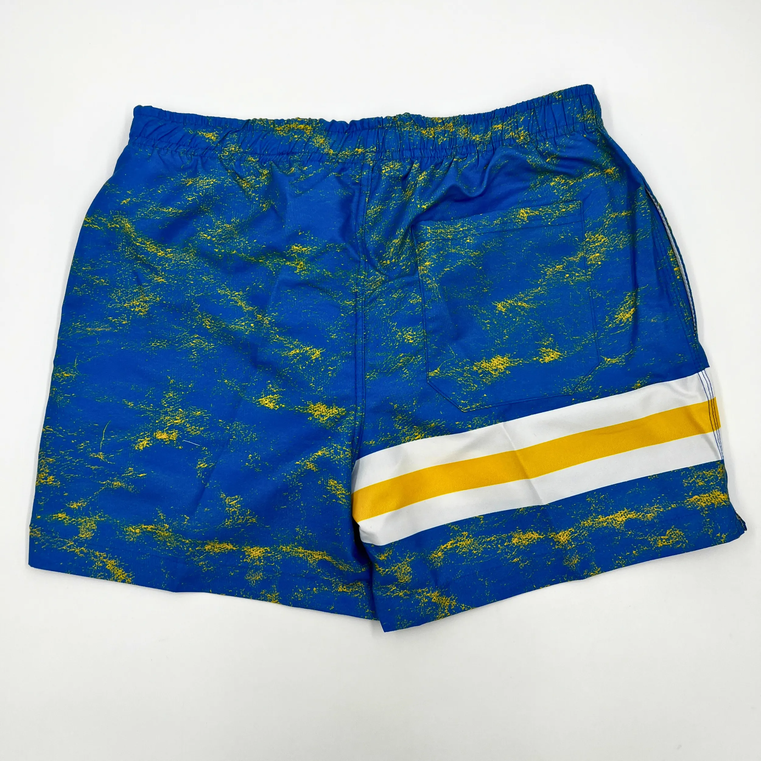Buffalo Sabres Royal & Gold With Primary Logo Swim Trunks