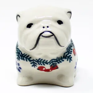 Bulldog-Miniature in Red Cardinals