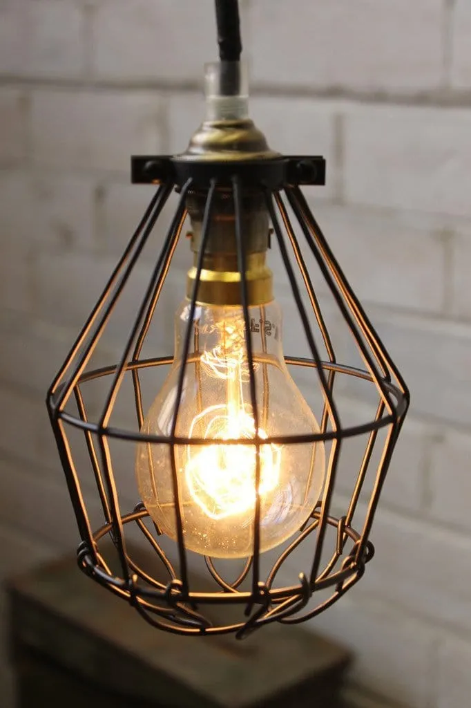 Cage Industrial Shade - Ball Trouble Light
