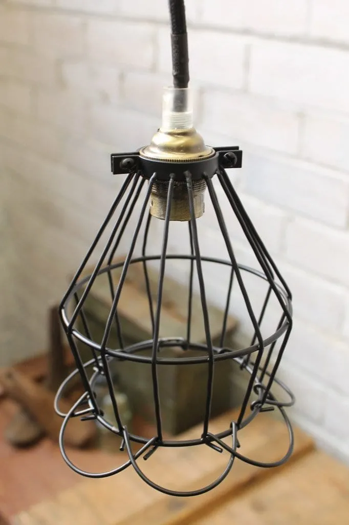 Cage Industrial Shade - Ball Trouble Light