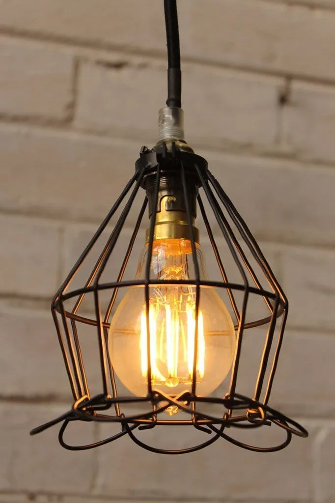 Cage Industrial Shade - Ball Trouble Light