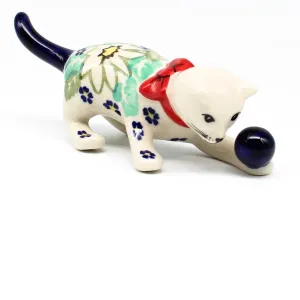 Cat Playing-Miniature in Dahlia