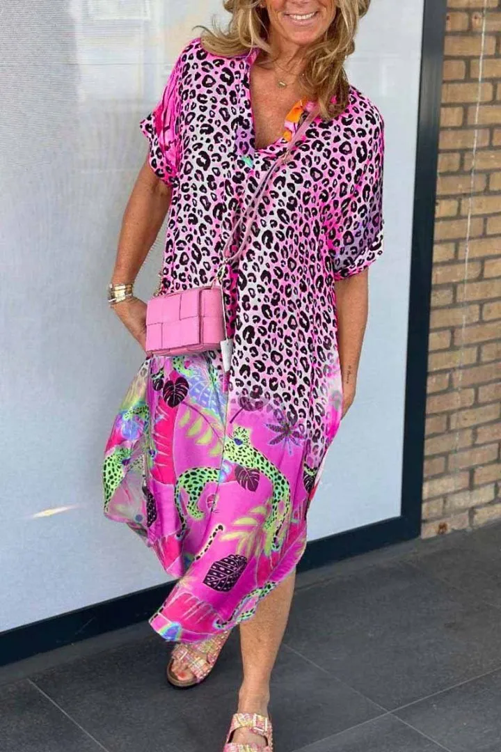 CHRISTINE - UNIQUE LEOPARD PRINT DRESS