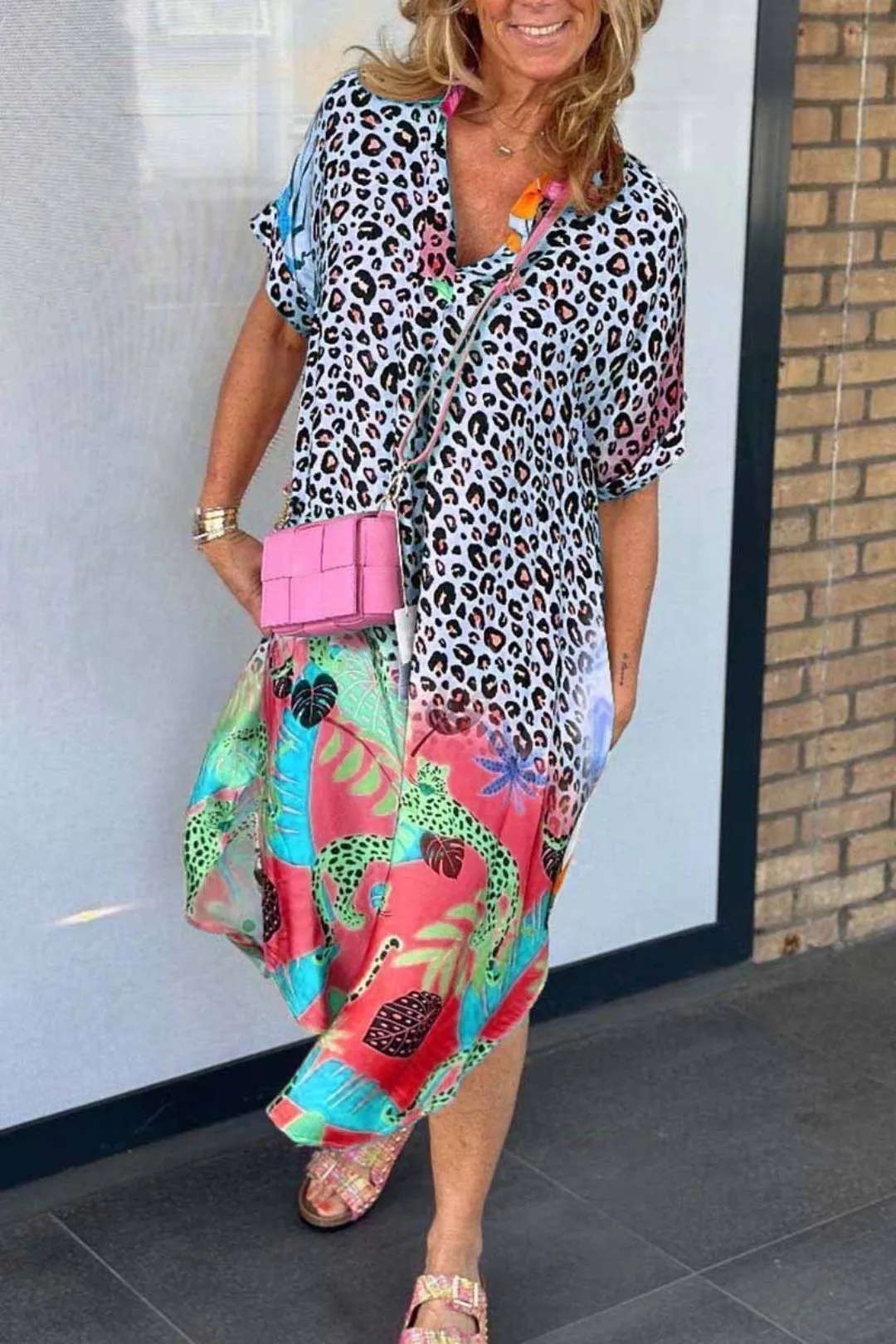 CHRISTINE - UNIQUE LEOPARD PRINT DRESS