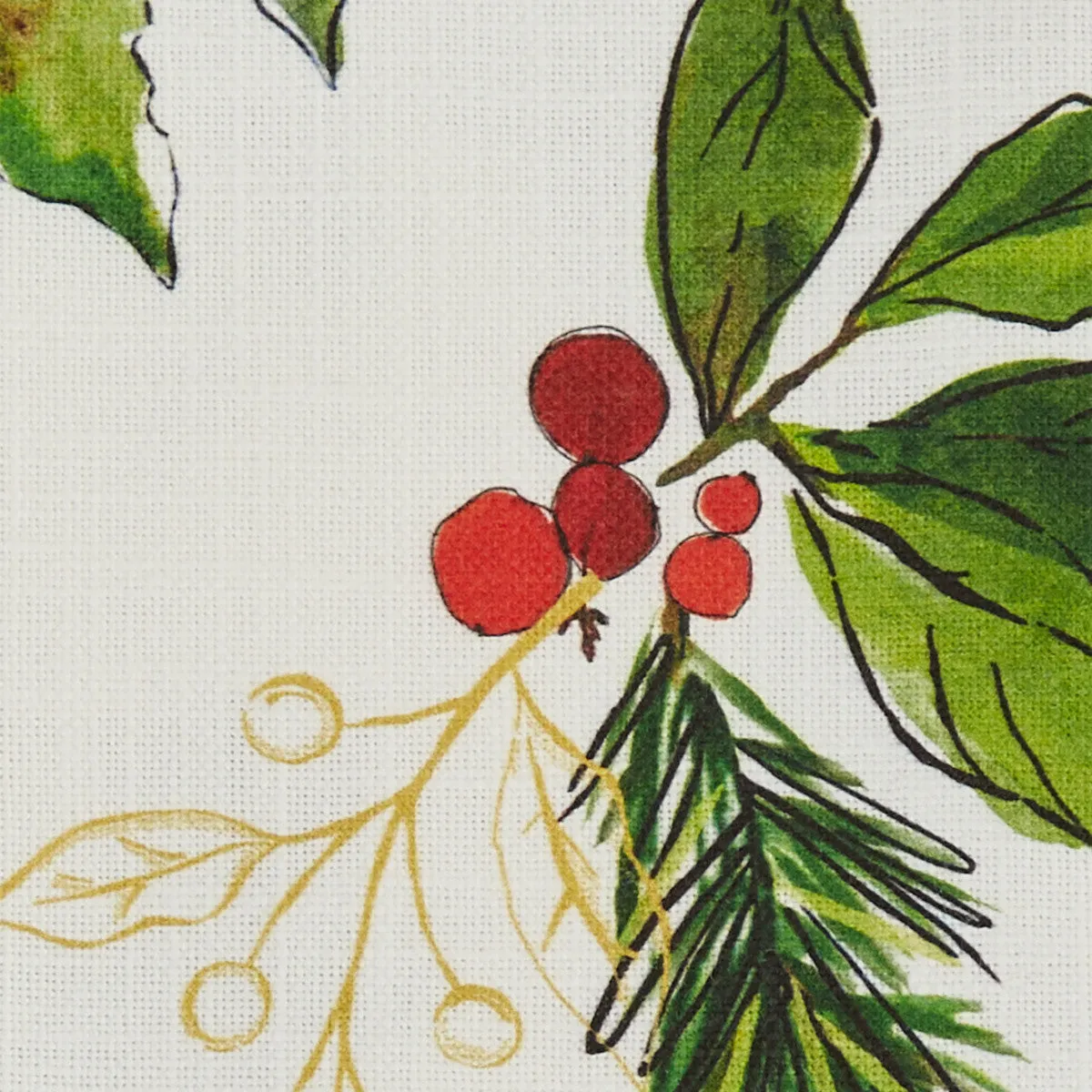 CHRISTMAS CAMELLIA DISHTOWEL