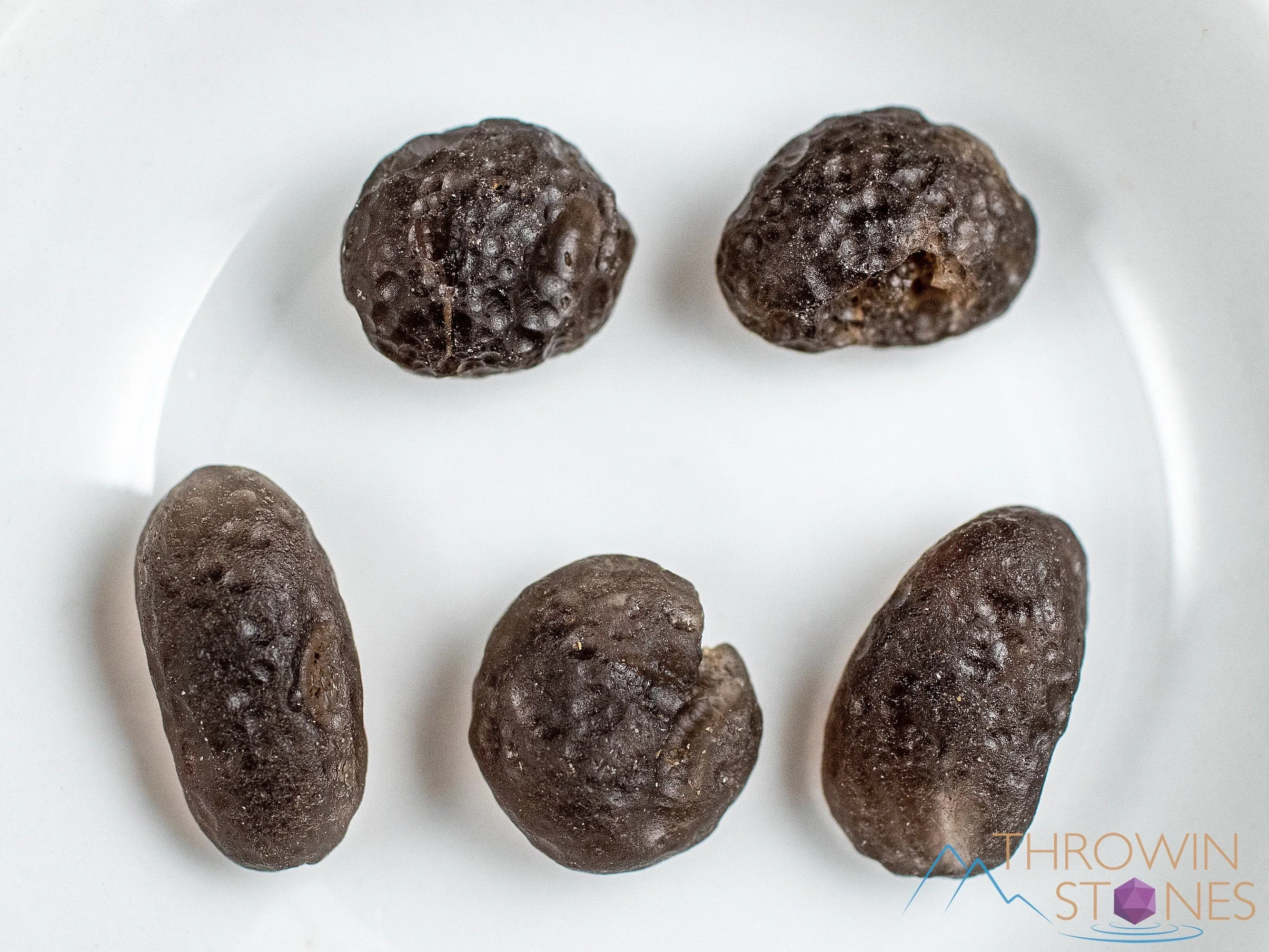 COLOMBIANITE Raw Crystal Tektite Obsidian - Oval - Metaphysical Healing Crystals and Stones,  E1872