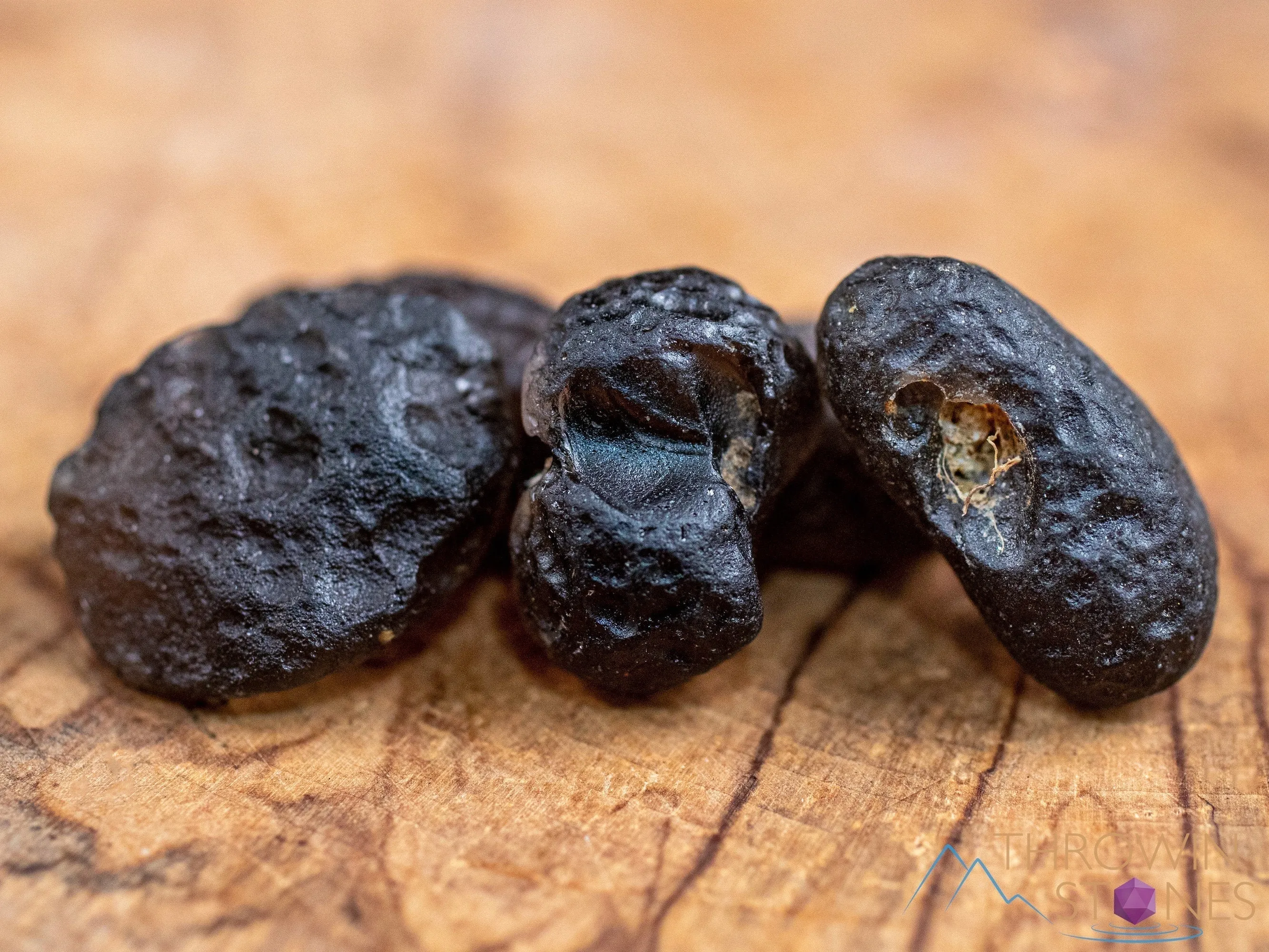 COLOMBIANITE Raw Crystal Tektite Obsidian - Oval - Metaphysical Healing Crystals and Stones,  E1872