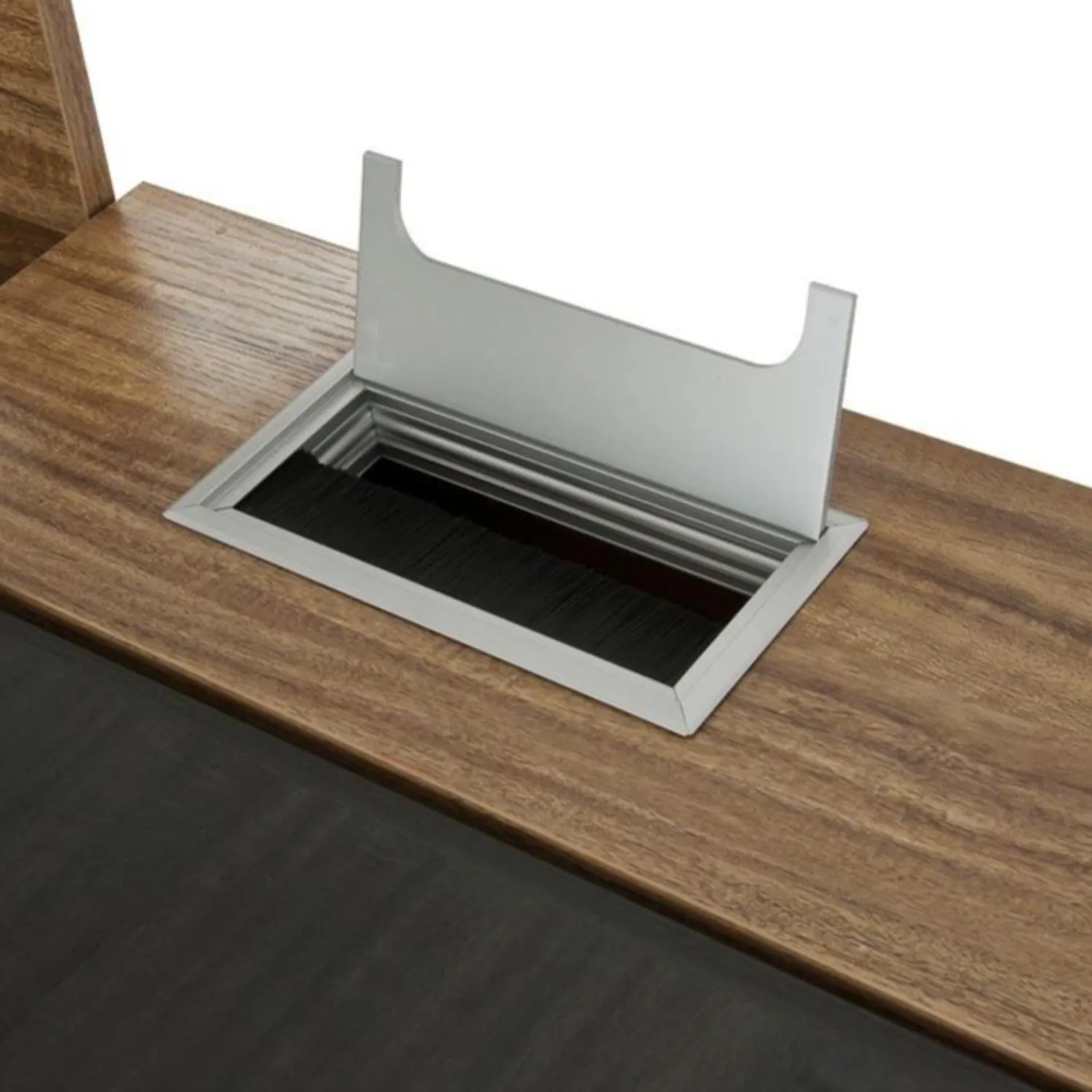 Compact Computer Desk with Multiple Storage