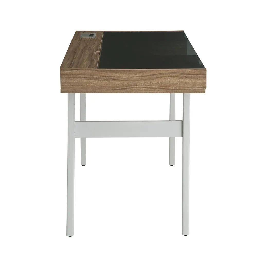 Compact Computer Desk with Multiple Storage