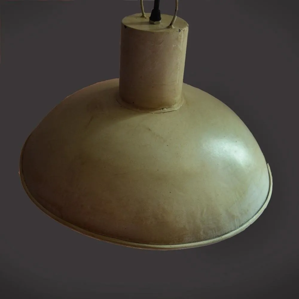 Countryside Farmhouse Off White Industrial Lamp