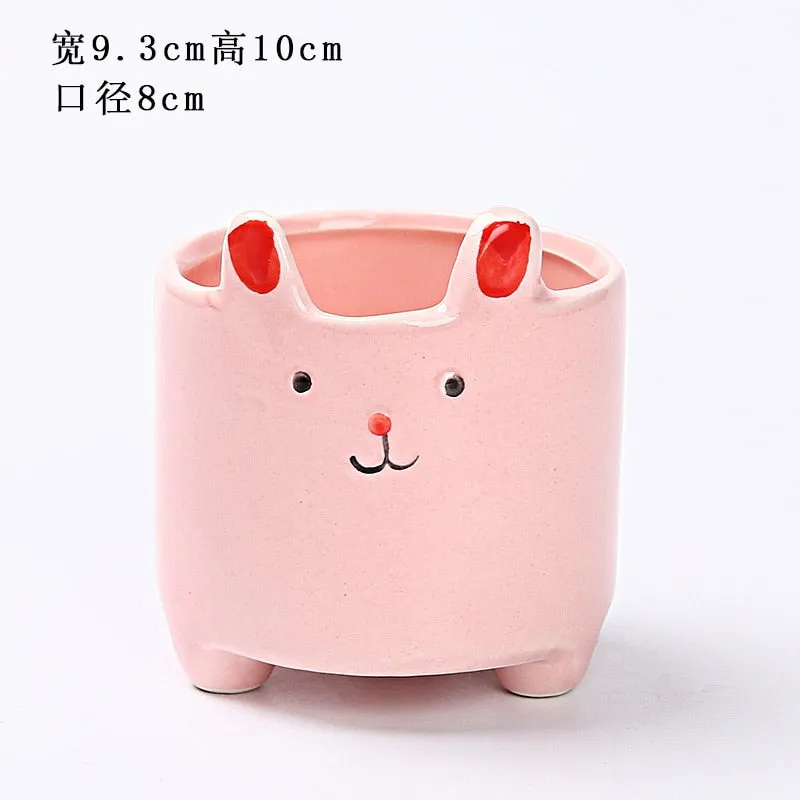 Creative Plant Pot Desktop Potted Desk Decorate Small Ornament