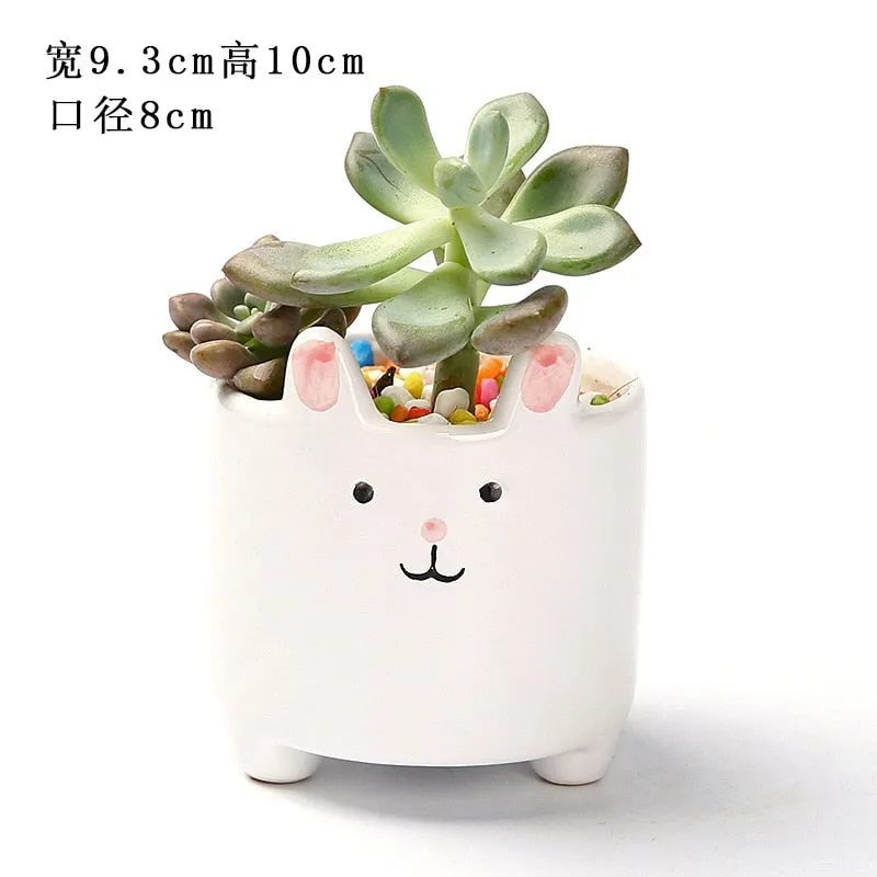Creative Plant Pot Desktop Potted Desk Decorate Small Ornament