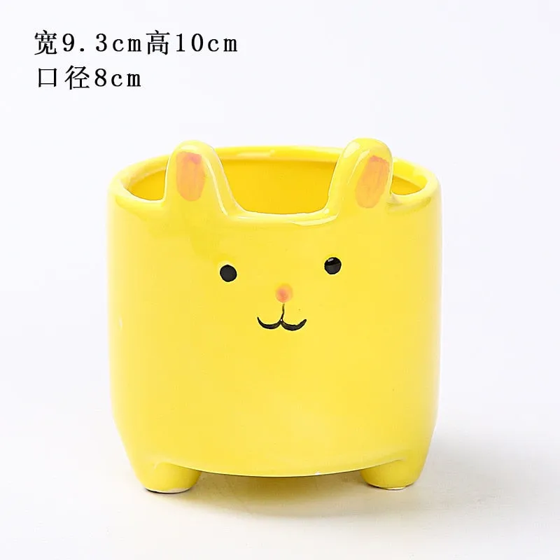 Creative Plant Pot Desktop Potted Desk Decorate Small Ornament