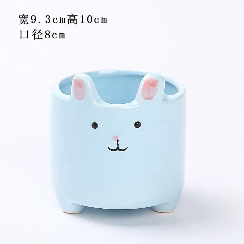 Creative Plant Pot Desktop Potted Desk Decorate Small Ornament