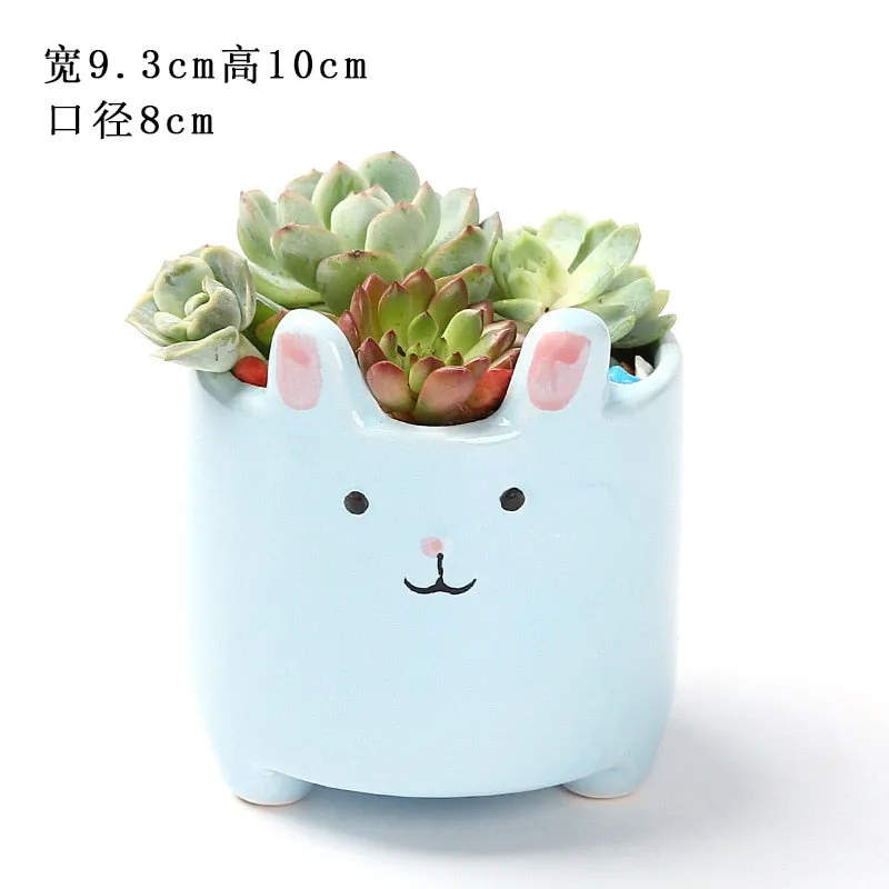Creative Plant Pot Desktop Potted Desk Decorate Small Ornament