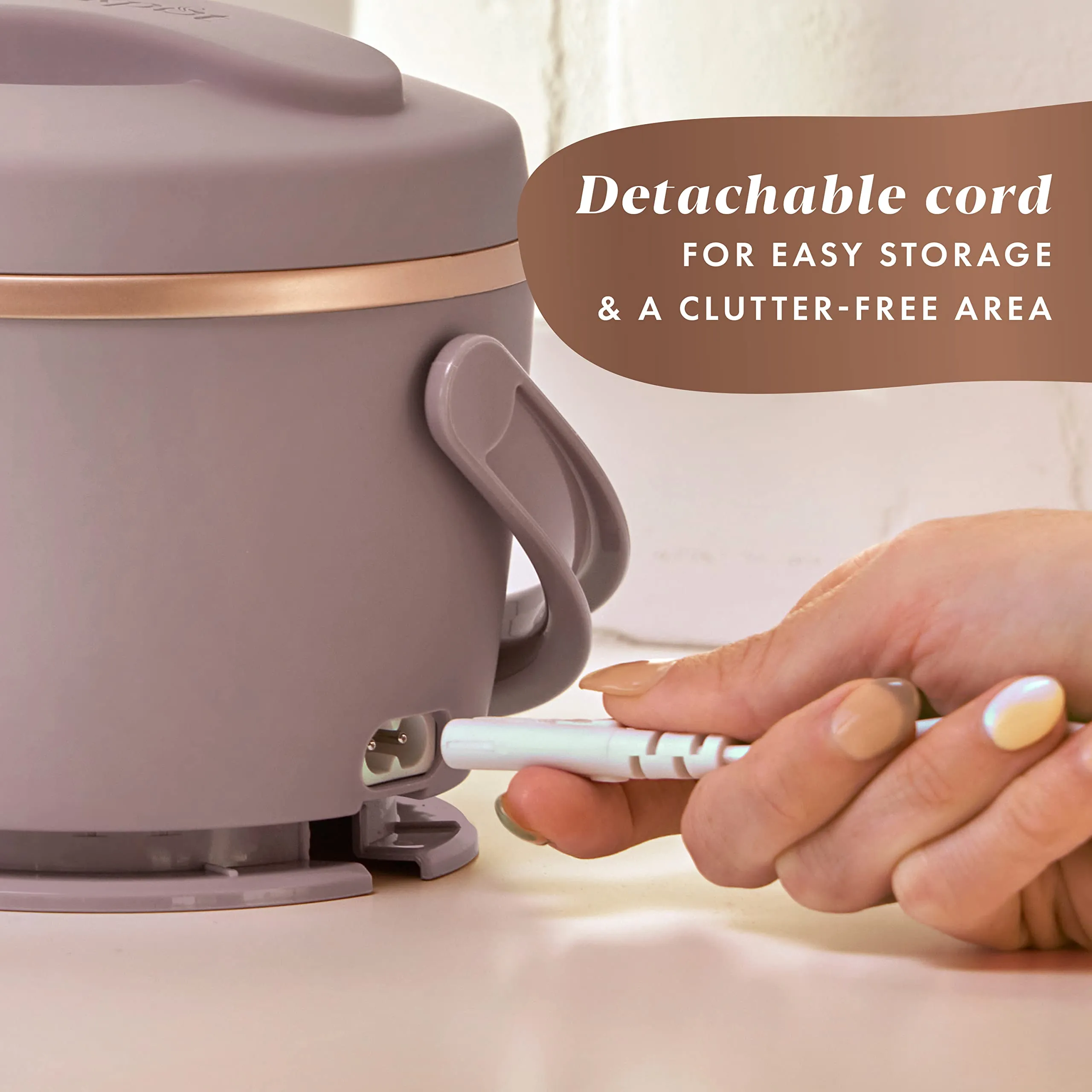 Crock-Pot 20-Ounce Electric Lunch Box, Portable Food Warmer, Blush Pink | Perfect for Travel, Car, On-the-Go | Spill-Free, Dishwasher-Safe