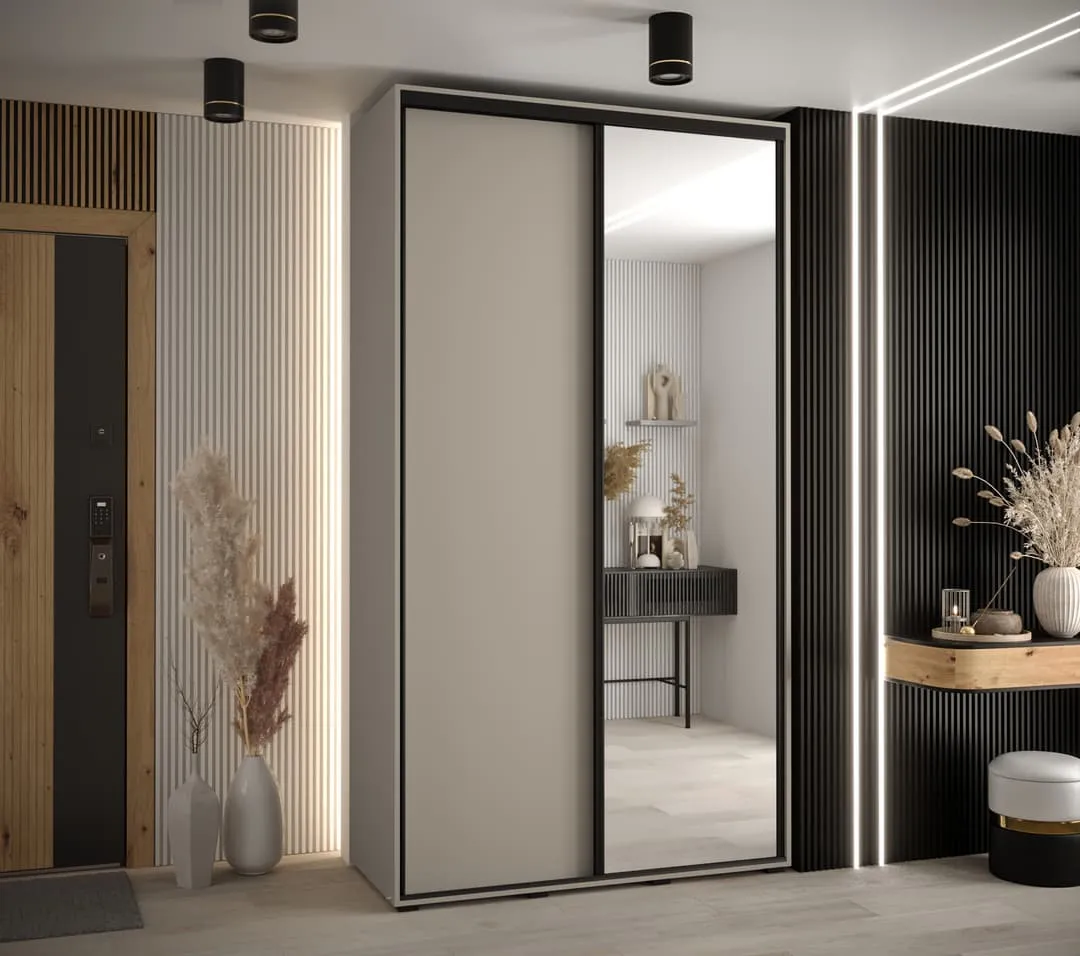 Dakota III Sliding Door Wardrobe 140cm