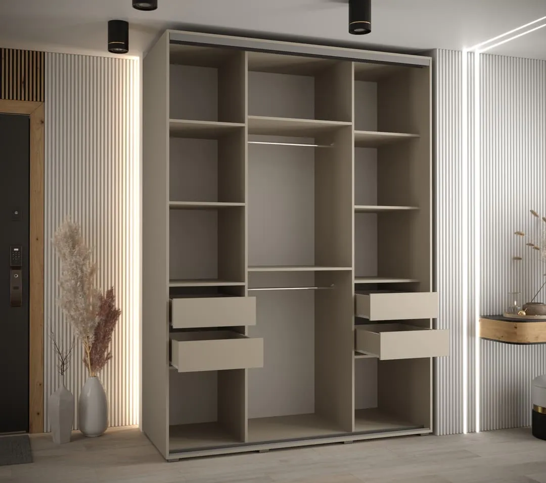 Dakota VII Sliding Door Wardrobe 170cm