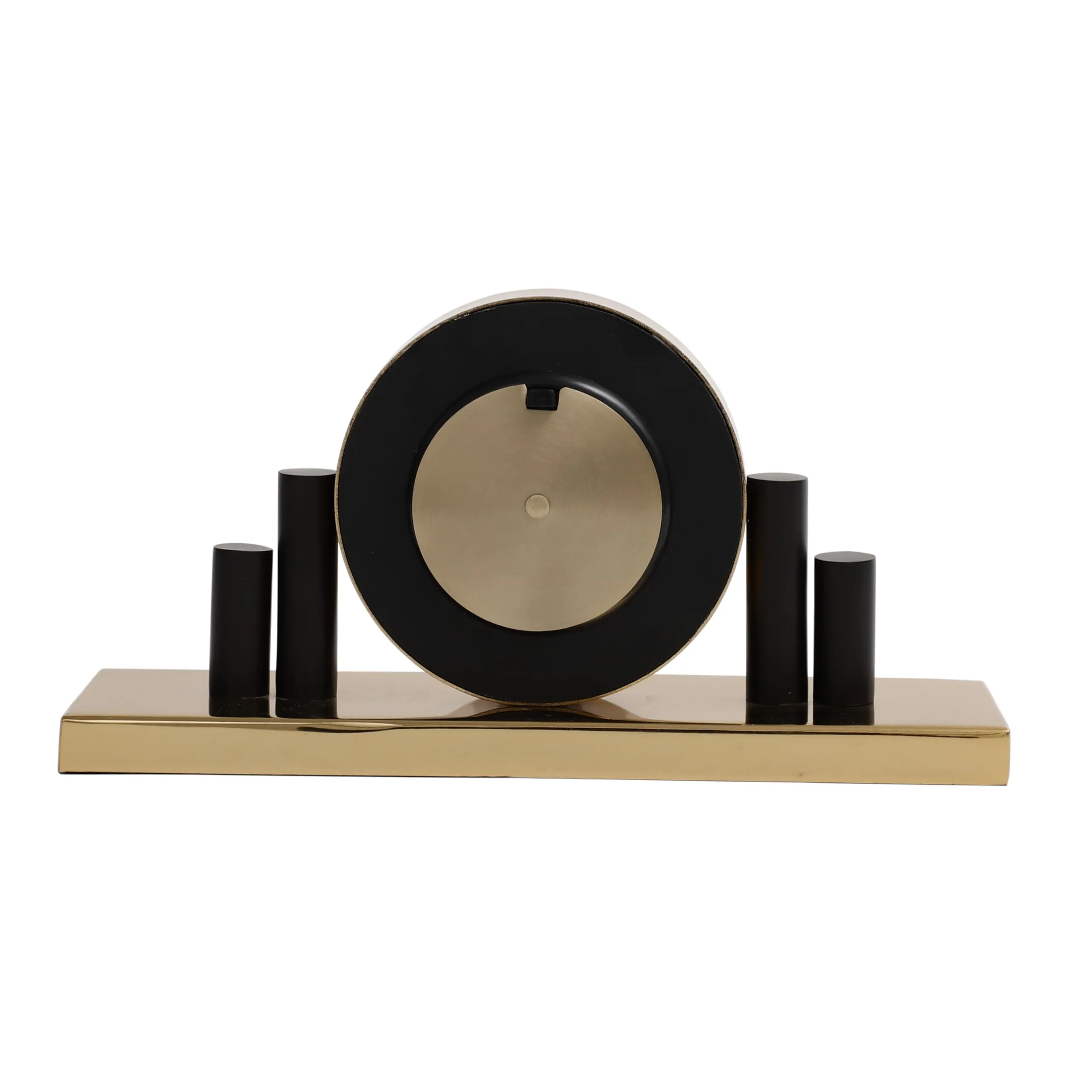 Decor de Maison Harbor Hour Clock in Gold Table Clock for Home Decor
