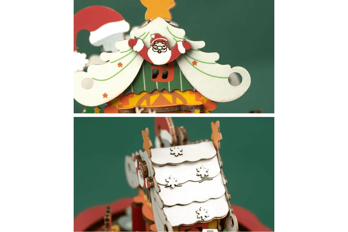 DIY 3D Vintage Music Box Puzzle | Handmade Building Craft | KidsToyLover